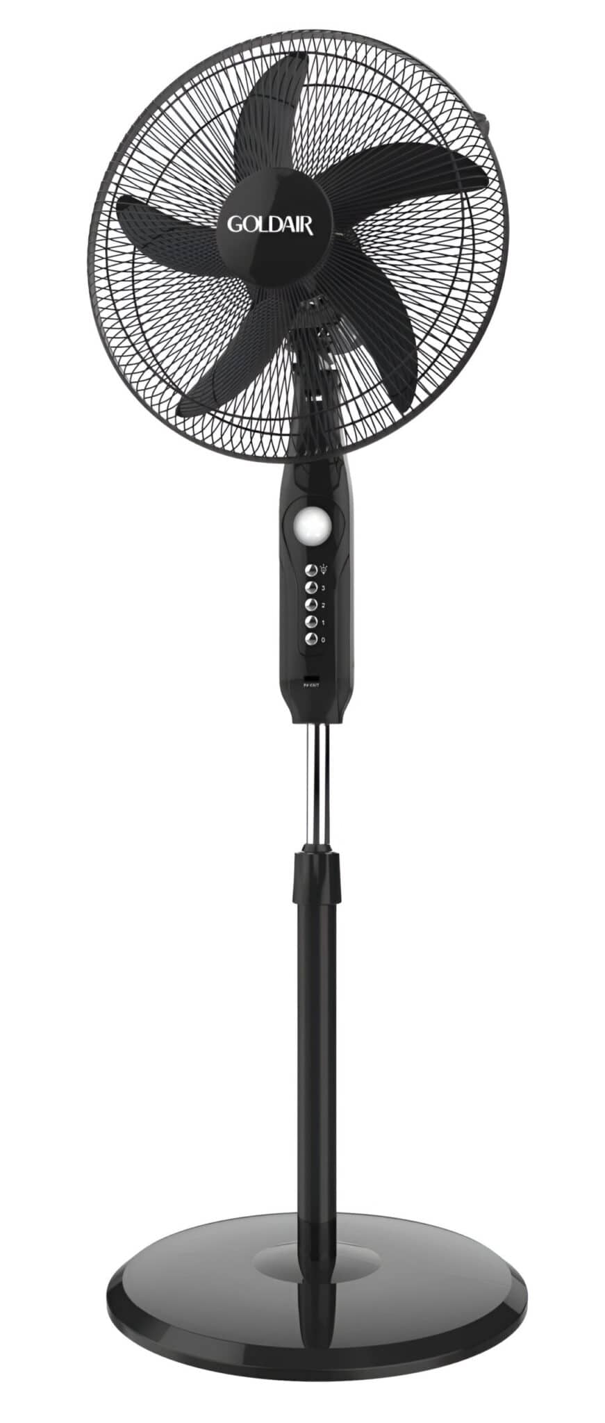 Goldair 16" Rechargable Stand Fan - Image 1