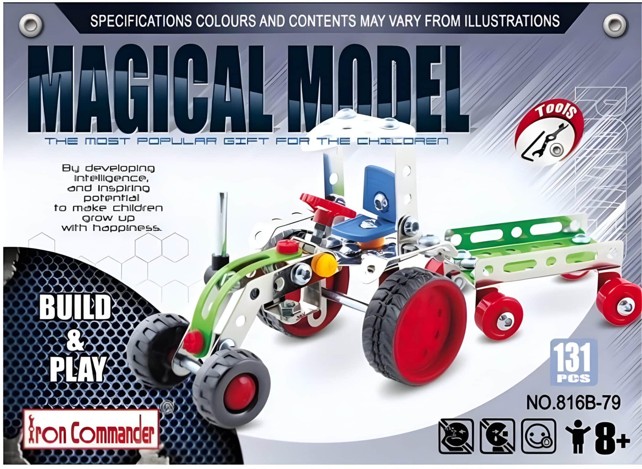 Iron Commander DIY Metal Farmer Car - Image 1