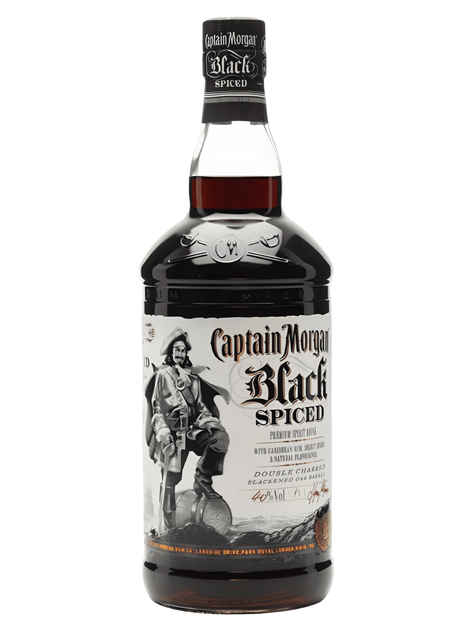 Captain-Morgan-Spiced-Black-1-1.png Captain Morgan Black Spiced Rum-Case of 12 - Image 1