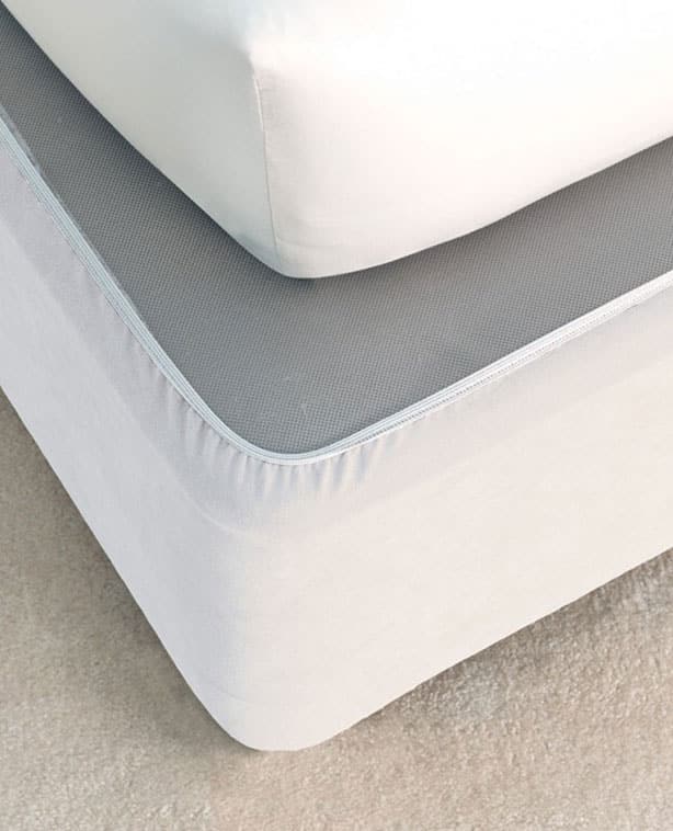 White-BedWrap-1 Linen House Faux Suede Bedwraps - Image 1